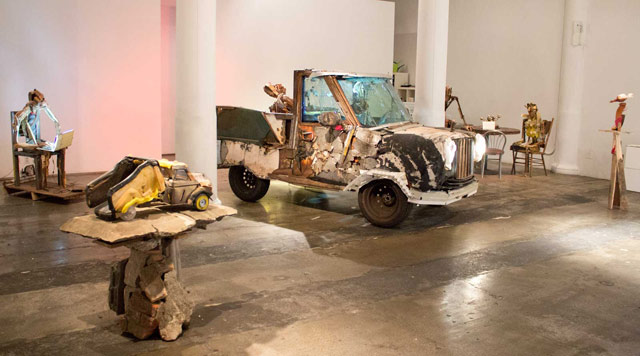 Brian Fernandes-Halloran, "Not Past: Old Toys and Lost Friends," installation view at 287 Spring