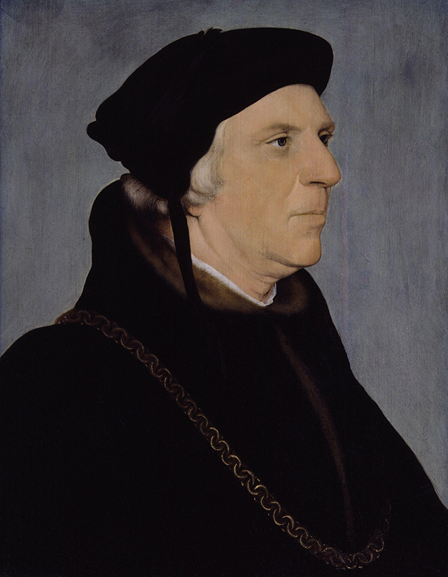 Smalt used in Hans Holbein the Younger's "Sir William Butts" (1540–43) (via National Portrait Gallery/Wikimedia)