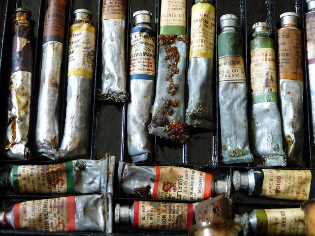 Vintage paint tubes (photograph by Jody Morris/Flickr user)