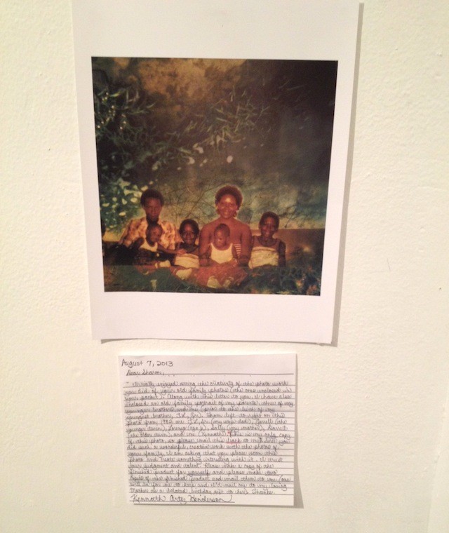 Sharon Stewart, "Surrogate Project for Kenneth Artez Henderson: Family Portrait," photograph