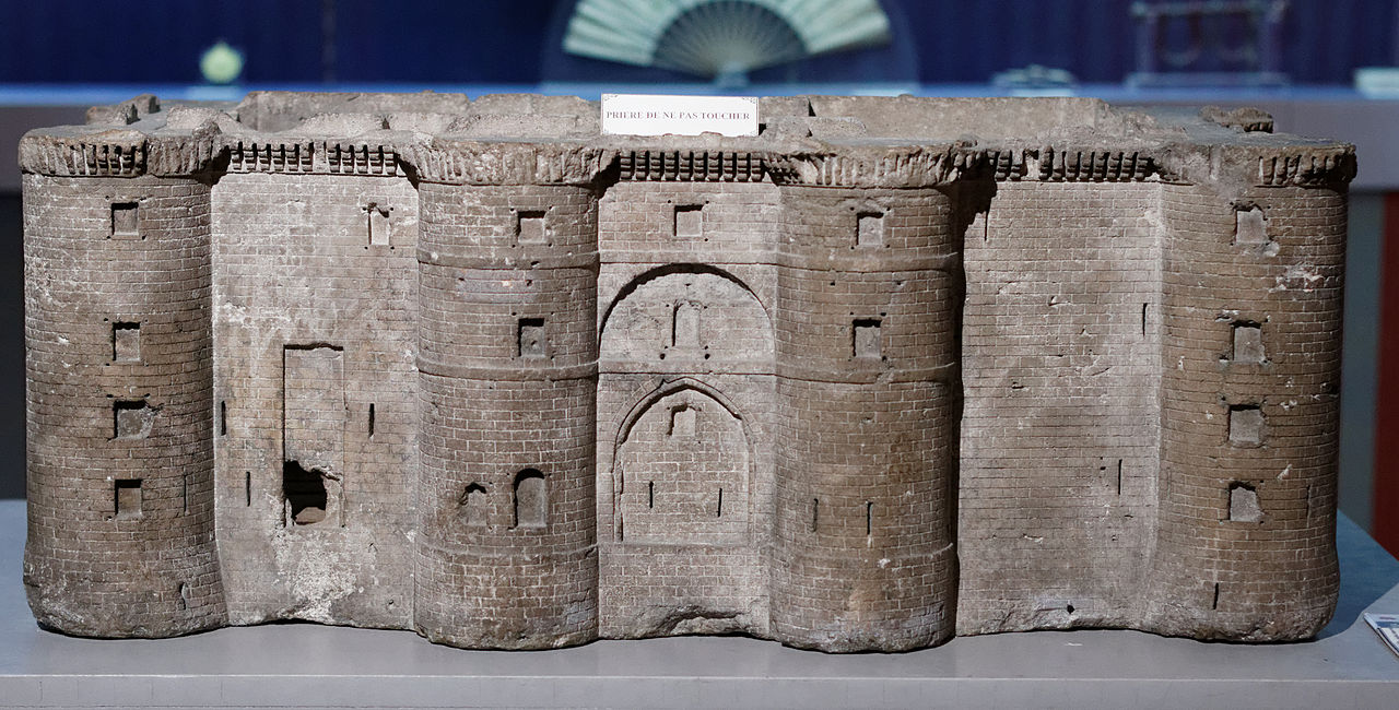 Carved miniature of the Bastille at the Musée Carnavalet in Paris (photo by Pierre-Yves Beaudouin, via Wikimedia)