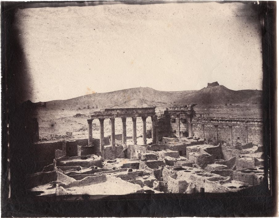 Temple of Bel complex, Palmyra, Syria, albumen print, 1864 (negative by Louis Vignes, photograph printed by Charles Nègre)