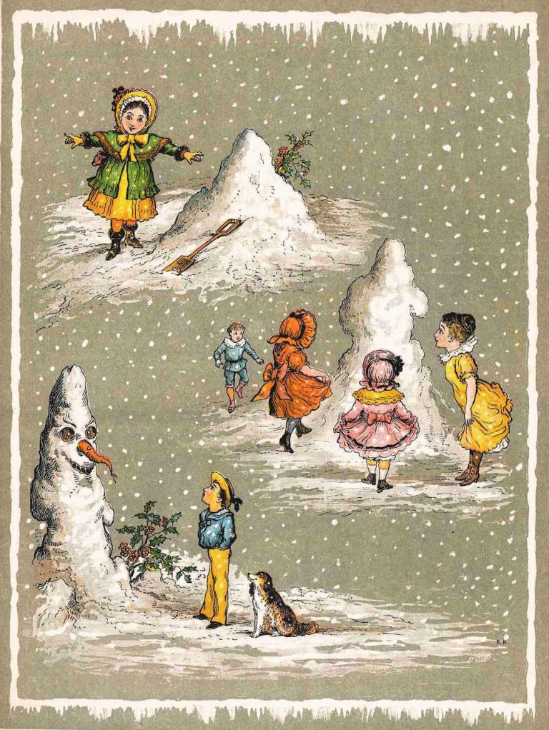 A Victorian snowman (via Cambridge University Library Special Collections)