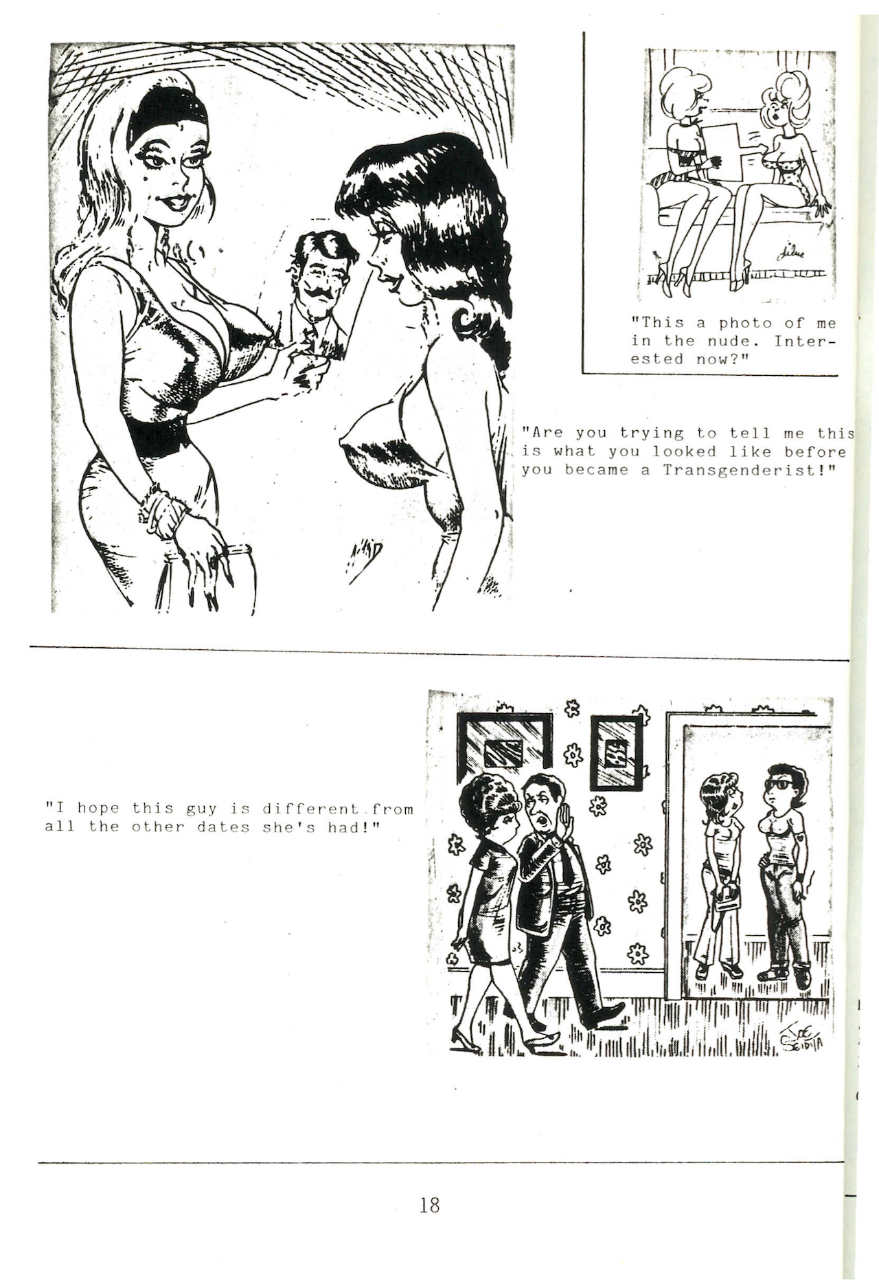 A page from a September 1986 issue of Fanfare Magazine (courtesy Gender DynamiX )