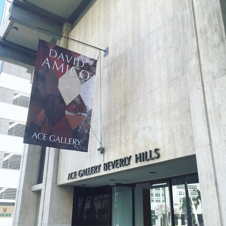 The exterior of Ace Gallery's Beverly Hills location (photo by @ace_gallery/Instagram)
