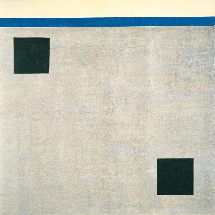 Agnes Martin, "Untitled" (2004), acrylic on canvas, 60 x 60 inches (152.4 x 152.4 cm), Collection of Mitzi and Warren Eisenberg (© 2015 Agnes Martin/Artists Rights Society, ARS, New York)