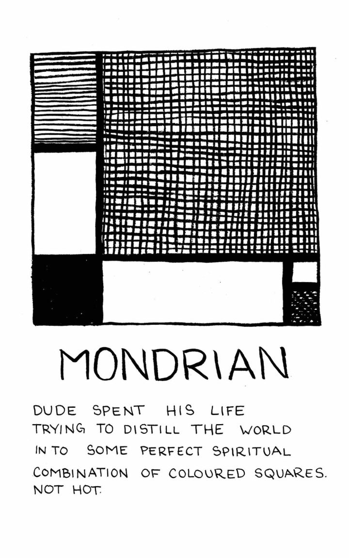 Piet Mondrian by Jessica Campbell