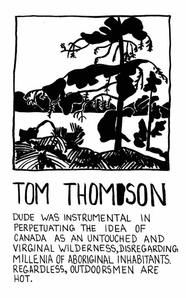 Tom Thomson by Jessica Campbell