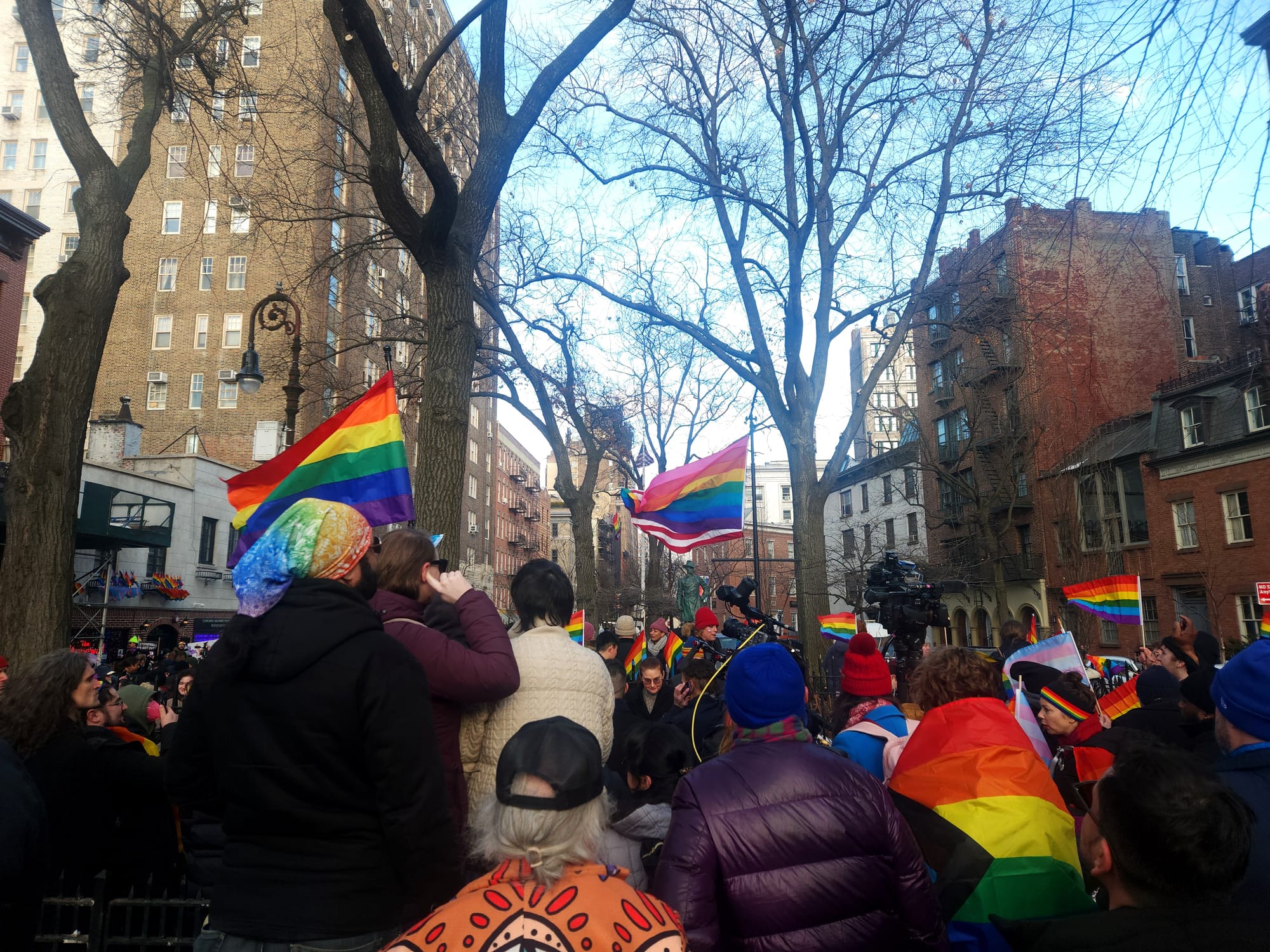 Defying Trump’s Orders, NYC Re-Raises Pride Flag at Stonewall