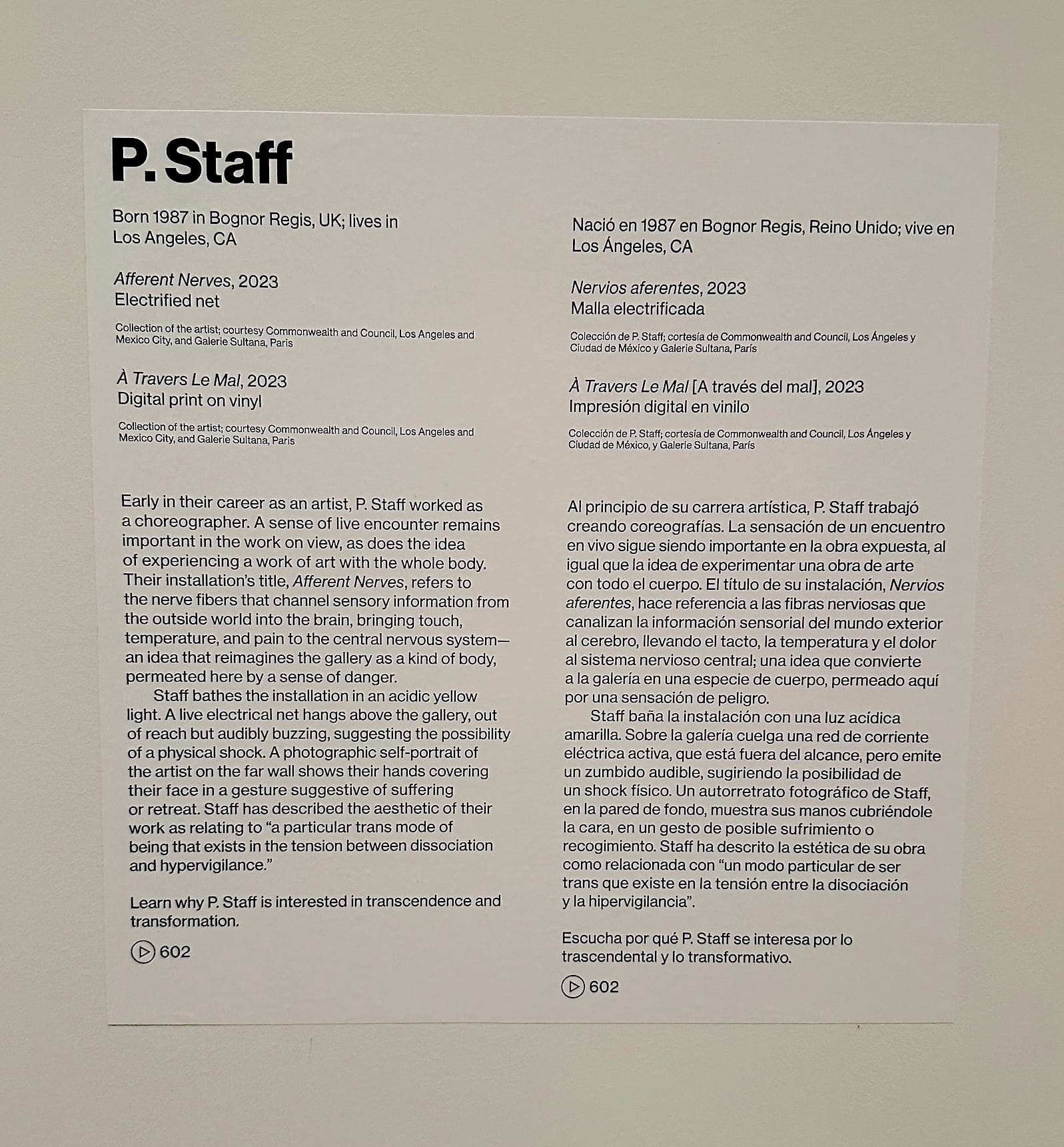 The Sticky Politics of Wall Texts