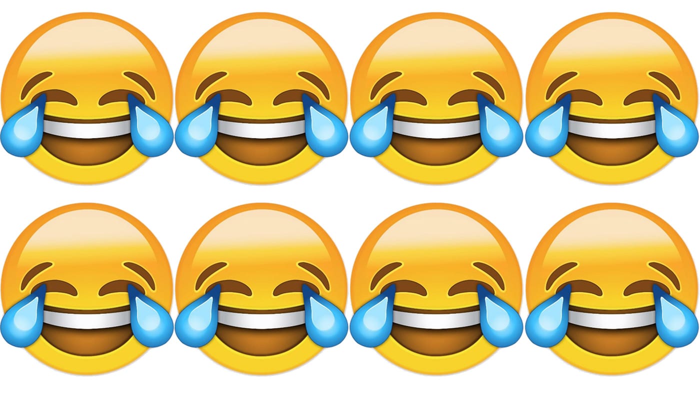 The "face with tears of joy" emoji