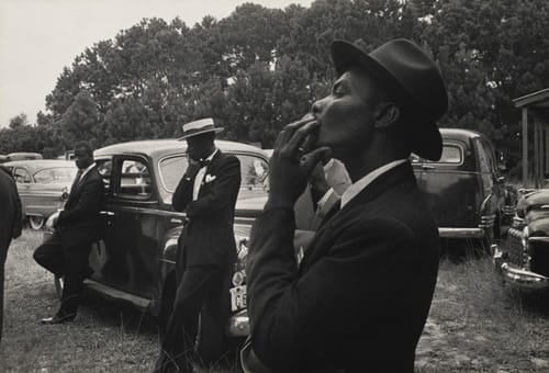  Robert Frank, "Funeral—St. Helena, South Carolina" (1955) (click to enlarge)