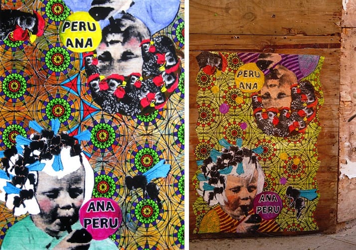 Peru Ana's smoking babies (left) inside and (right) outside (click to enlarge)