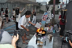 Celso fans the flames.