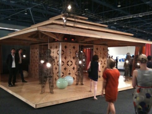 Jorge Pardo's display even came with mannequins though I couldn't find the ironic tshirt racks.