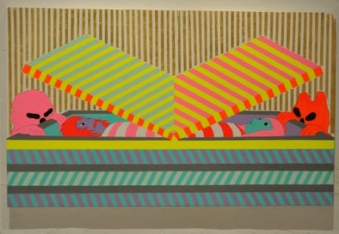 A word probably by Jim Drain and Ara Peterson at one of the warehouse space at Wynwood Walls