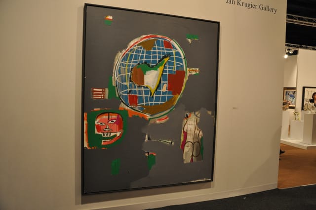 Jean-Michel Basquiat, "At Large" (1984) at Krugier (click to enlarge)