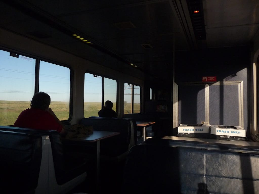 A quiet nook can be found anywhere, even on the busiest train.  In more introverted moments, I retreated to these areas to read, journal and catch a quick nap.