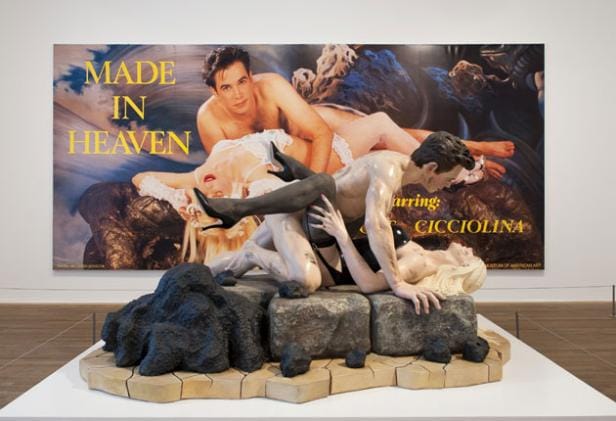 Jeff Koons' “Made in Heaven” suite, installation shot (image from tate.org.uk) 