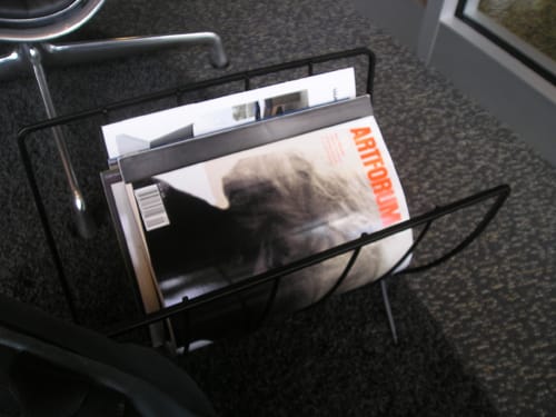 September issue of ArtForum in the ArtPrize Artists' Lounge