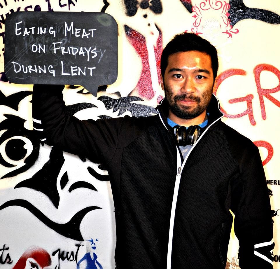 My response to the exhibition's question, "What are you guilty of?". (photo by Julie Goldsmith)