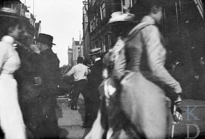 George Hendrik Breitner, "Spui and walkers in the Kalverstraat"