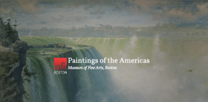 The landing page for Paintings of the Americas looks great on an iPad but also works on any standard computer.