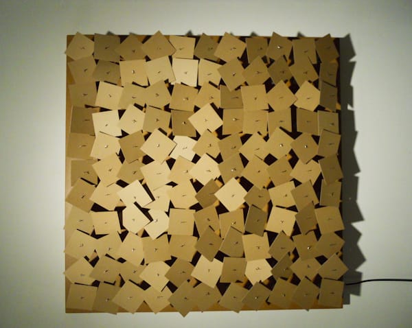 Zimoun, "121 prepared dc-motors, tension springs"