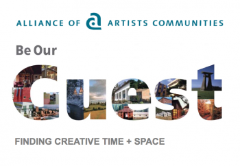 The Alliance of Artists Communities provides resources and assistance to artists seeking to participate in a residency. This is a screenshot from a presentation and overview on residency programs.