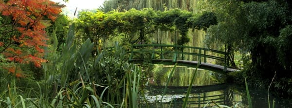 Elizabeth Murray, "Autumn beside Monet's bridge"