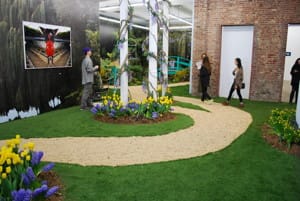 E.V. Day and Kembra Pfahler's installation at the Hole