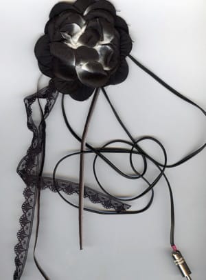 Microphone made and used by the artist