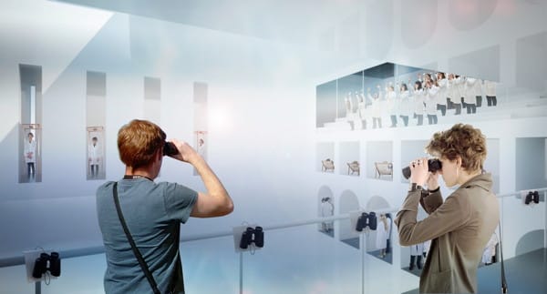 Rendering of the Abramović Method at work