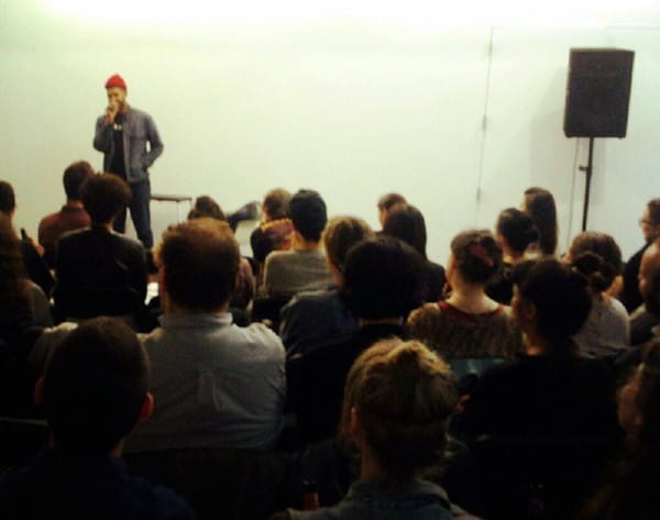 Musson and the crowd at EAI