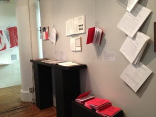 Installation view of "Canceled"