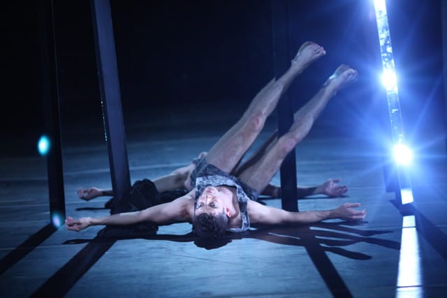 Performance still from "Two Alike"