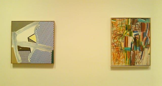 Roy Lichtenstein, late and early paintings