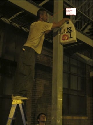 Miyakawa installing a test run