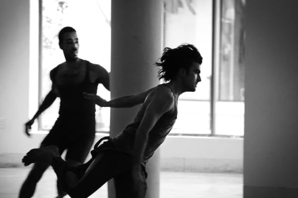 Rashaun Mitchell and Silas Riener in "Nox"