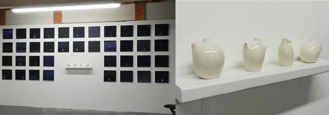 Kerry Law's Empire State Building paintings and Michiko Shimada's organ vases