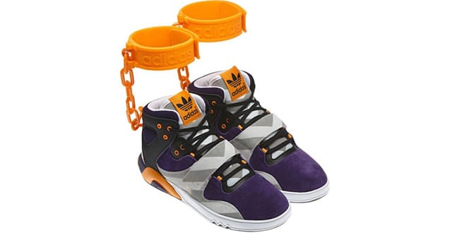 Adidas' Controversial Shoes by Jeremy Scott. Image from Colorlines.com.