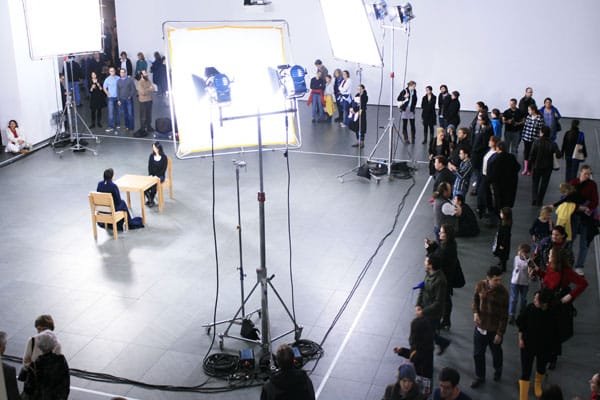 Marina Abramović, "Sitting with Marina"