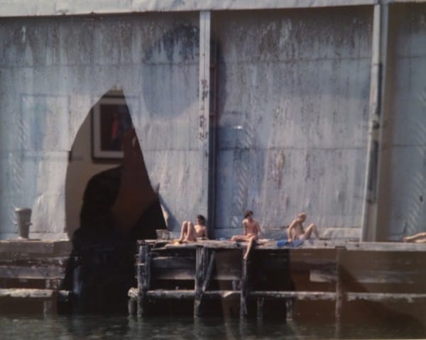 Shelley Seccombe, "Sunbathing on the Edge, Pier 52"