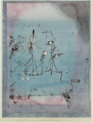 Twittering Machine, Paul Klee, 1922, image from SFMOMA Tumblr