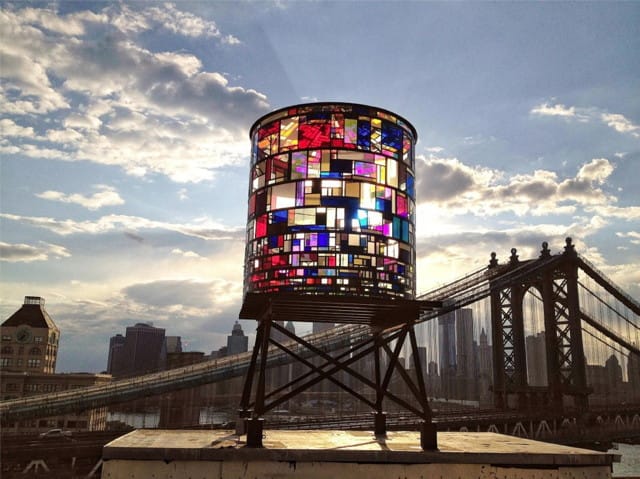 Tom Fruin, "Watertower"