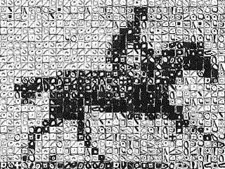 Chuck Close Filter animation tests, aka "Chuck Close TV"