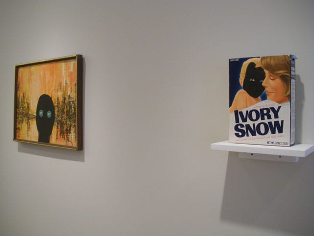 Mark Flood, "San Francisco Idol" and "Muted detergent box (Ivory/Snow)"