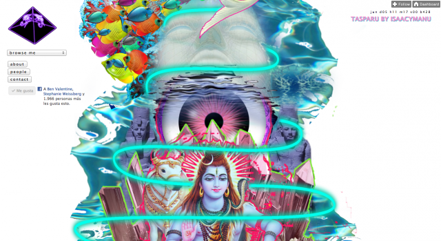 Screen shot from "Cloaque.org."