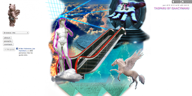 Screen shot from "Cloaque.org."