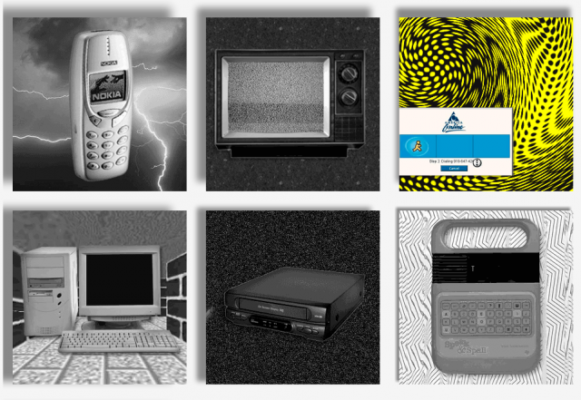 Screen shot of the Museum of Endangered Sounds